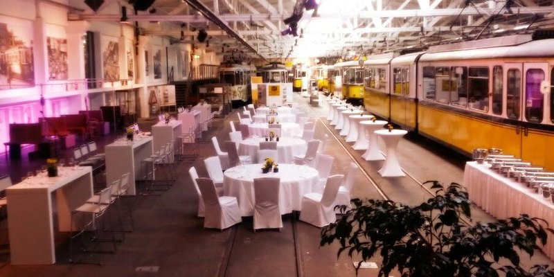 Museum mit Strassenbahn-Oldtimern