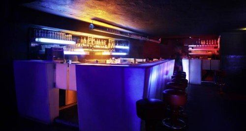 Cellar Club in the spaceship look, downtown Cellar Club in the spaceship look, downtown