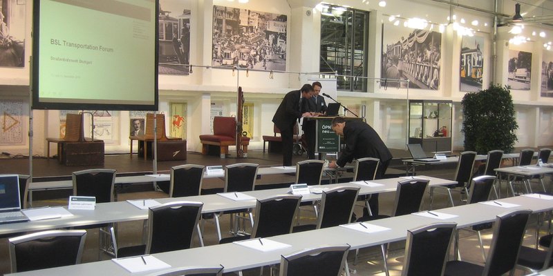 Museum mit Strassenbahn-Oldtimern