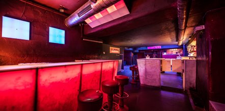 Cellar Club in the spaceship look, downtown Cellar Club in the spaceship look, downtown