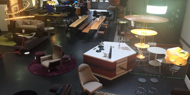 Industrielle Backstein-Location bei Stuttgart